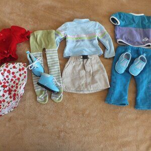 Maplelea Doll MEET outfits Leonie current + Taryn + Jenna original starter